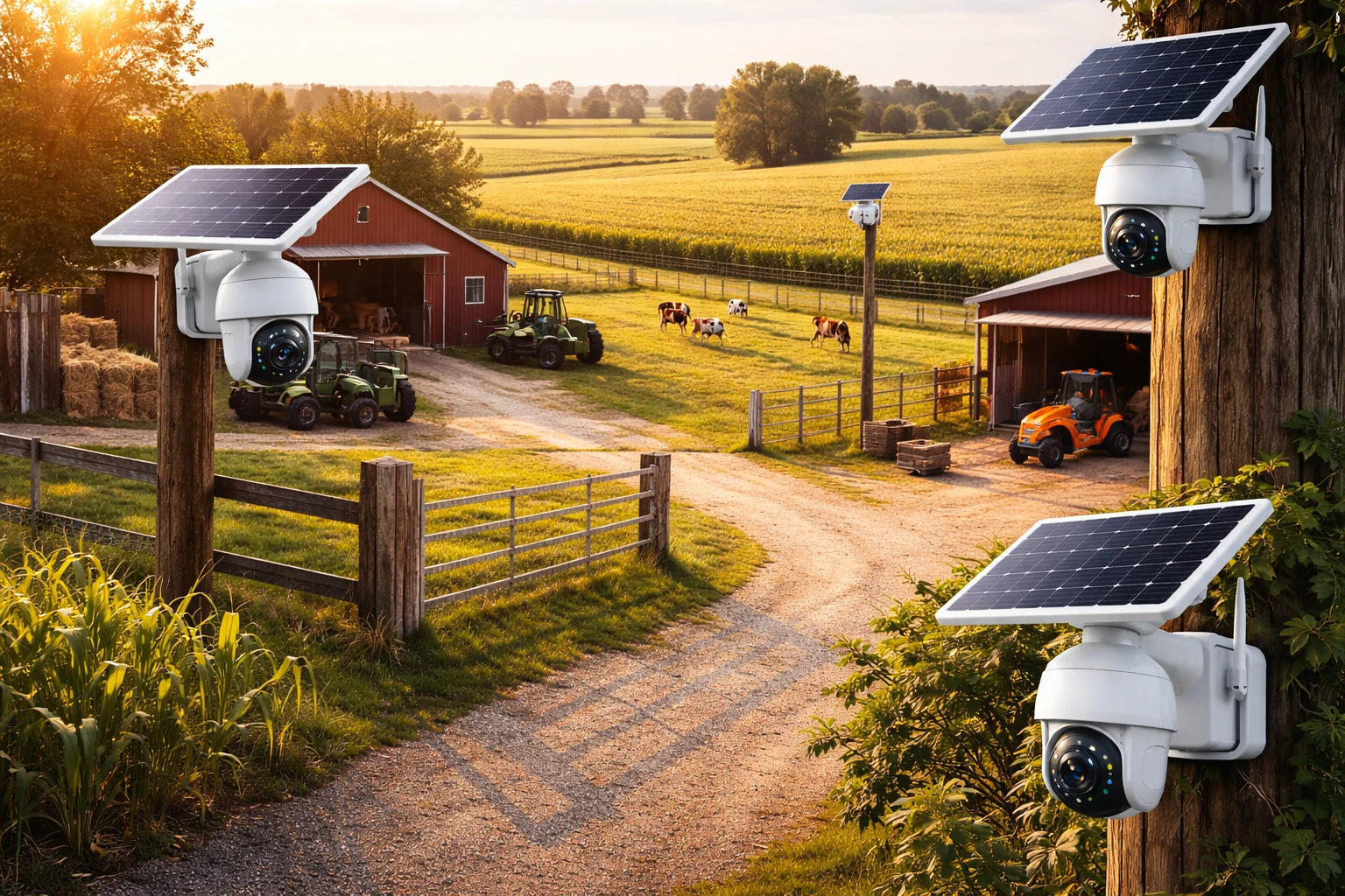 Best Places to Install Solar Cameras on a Farm