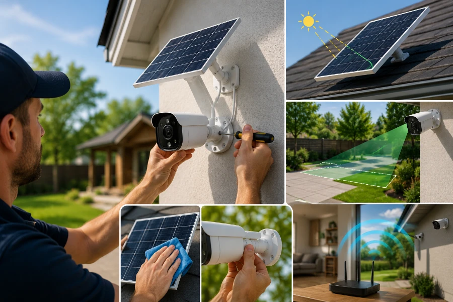 best outdoor wireless security camera system solar powered (3)