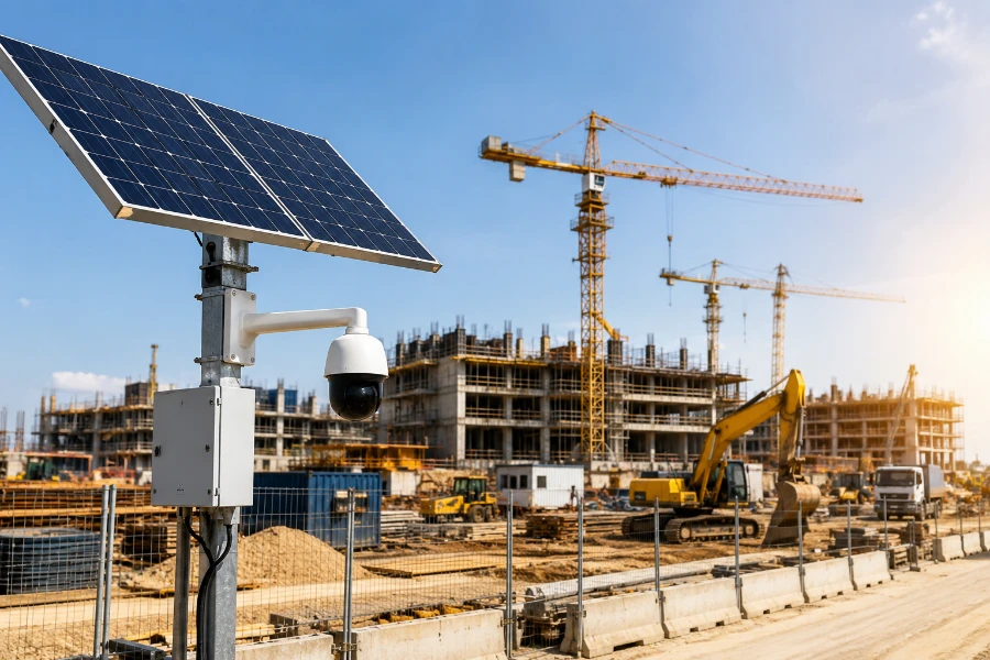 construction site CCTV solar (2)