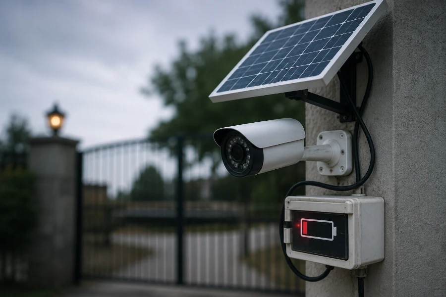 how many solar cameras can one panel power (3)