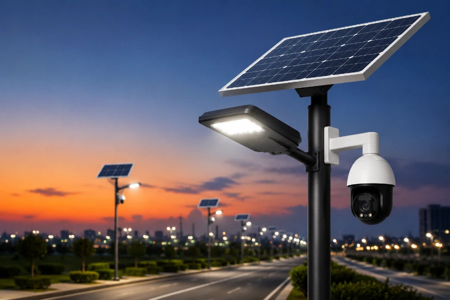 solar street light with cctv camera price (2)