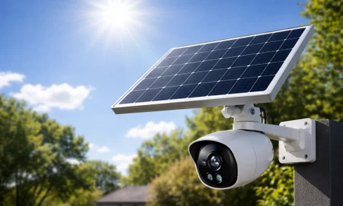Best Angle for Solar Security Camera Panel