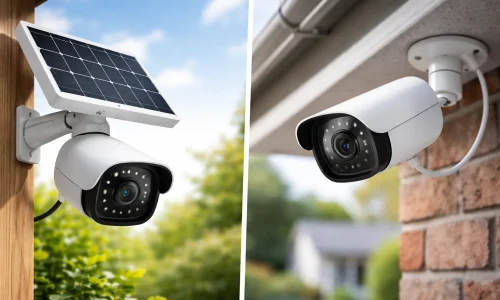 Solar Camera vs Wired Security Camera — Full Comparison